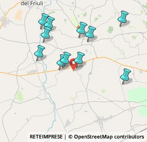 Mappa 33034 San Vito di Fagagna UD, Italia (3.67636)