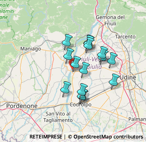 Mappa Via S. Gallo, 33030 Dignano UD, Italia (10.49067)