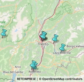 Mappa Via Vittime delle Foibe, 38121 Trento TN, Italia (19.71091)