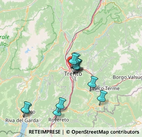 Mappa Via Vittime delle Foibe, 38121 Trento TN, Italia (12.29083)