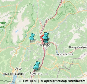 Mappa Via Vittime delle Foibe, 38121 Trento TN, Italia (31.14143)