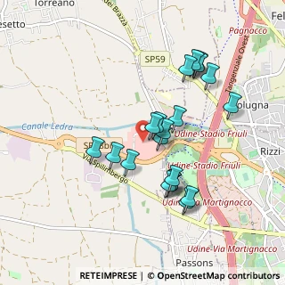 Mappa Centro Commercial Città Fiera, 33035 Udine UD, Italia (0.8275)