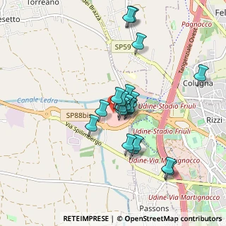Mappa Centro Commercial Città Fiera, 33035 Udine UD, Italia (0.731)