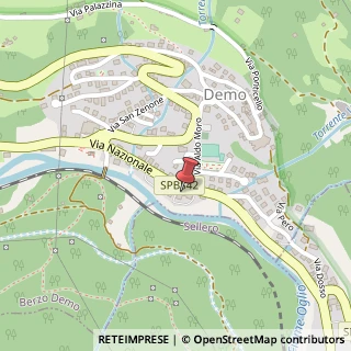 Mappa Via Nazionale, 9, 25040 Berzo Demo, Brescia (Lombardia)