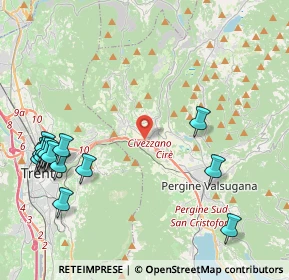 Mappa Civezzano Loc, 38045 Civezzano TN, Italia (5.34071)
