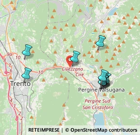 Mappa Frazione Mochena, 38045 Civezzano TN, Italia (3.90636)