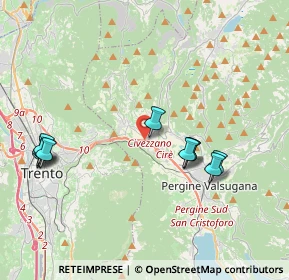 Mappa Frazione Mochena, 38045 Civezzano TN, Italia (4.13273)