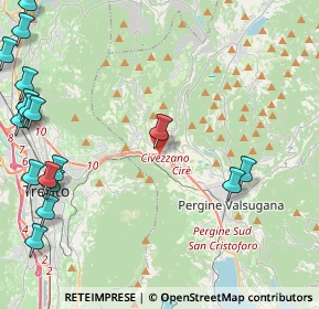 Mappa Frazione Mochena, 38045 Civezzano TN, Italia (6.43944)