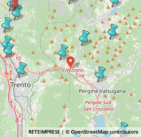 Mappa Civezzano Loc, 38045 Civezzano TN, Italia (7.224)