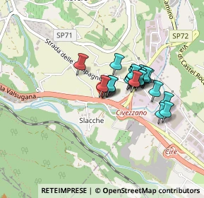 Mappa Frazione Mochena, 38045 Civezzano TN, Italia (0.292)