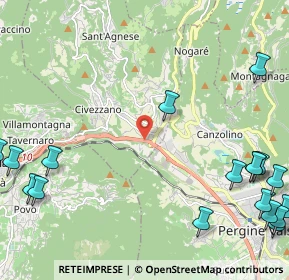 Mappa Frazione Mochena, 38045 Civezzano TN, Italia (3.477)