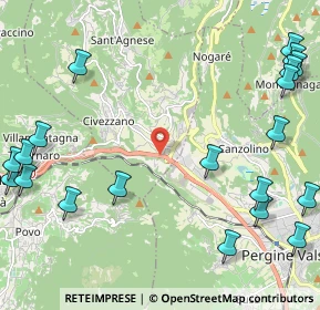 Mappa Civezzano Loc, 38045 Civezzano TN, Italia (3.1045)