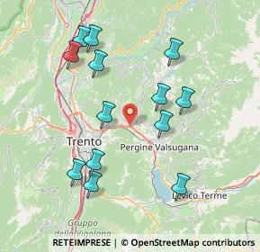 Mappa Civezzano Loc, 38045 Civezzano TN, Italia (7.71923)