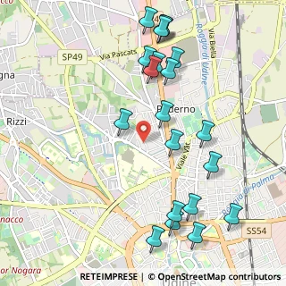 Mappa Via Soffumbergo, 33100 Udine UD, Italia (1.1665)