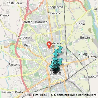 Mappa Via Soffumbergo, 33100 Udine UD, Italia (1.8045)