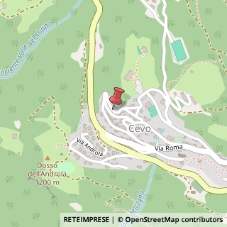 Mappa Via Guglielmo Marconi,  26, 35010 Cevo, Brescia (Lombardia)