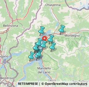 Mappa Vestreno, 23822 Vestreno LC, Italia (9.02091)