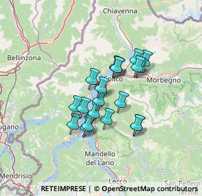 Mappa 23822 Vestreno LC, Italia (9.931)