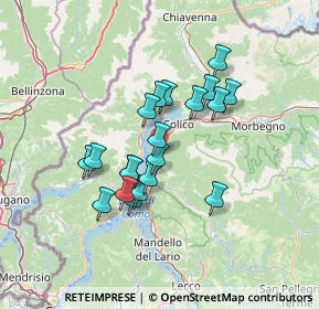 Mappa Vestreno, 23822 Vestreno LC, Italia (10.9985)