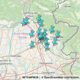Mappa Via Monte Cimone, 33100 Udine UD, Italia (8.80412)
