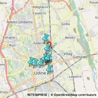 Mappa Via Monte Cimone, 33100 Udine UD, Italia (1.47727)