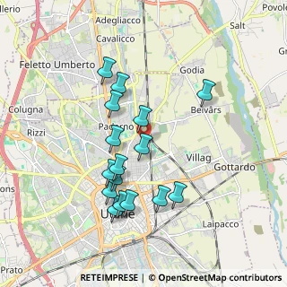 Mappa Via Monte Cimone, 33100 Udine UD, Italia (1.70813)