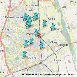 Mappa Via Monte Cimone, 33100 Udine UD, Italia (1.78875)