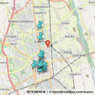 Mappa Via Monte Festa, 33100 Udine UD, Italia (1.91364)