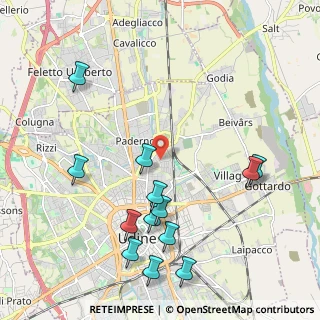 Mappa Via Monte Festa, 33100 Udine UD, Italia (2.36846)
