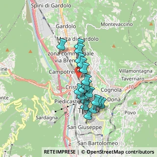 Mappa Via Lavisotto, 38122 Trento TN, Italia (1.364)
