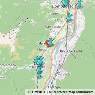 Mappa Via Rossano, 28844 Villadossola VB, Italia (2.89333)
