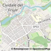 Map Cividale del Friuli
