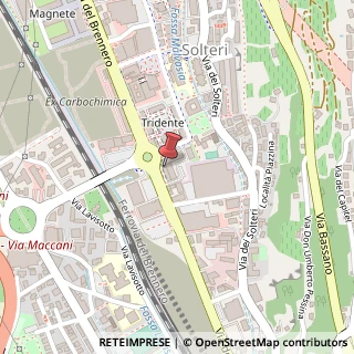 Mappa Via del Brennero, 260, 38100 Trento, Trento (Trentino-Alto Adige)
