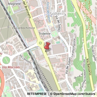 Mappa Via Guglielmo Marconi, 1, 38121 Trento, Trento (Trentino-Alto Adige)