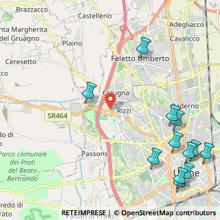 Mappa Via Giorgio Mainerio, 33100 Udine UD, Italia (3.1225)