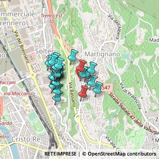 Mappa Via del Capitel, 38121 Martignano TN, Italia (0.2963)