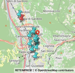 Mappa Via del Capitel, 38121 Martignano TN, Italia (1.39857)