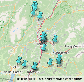 Mappa Via del Capitel, 38121 Martignano TN, Italia (15.3045)