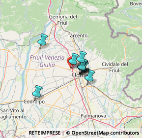 Mappa Via Raimondi D'Aronco, 33037 Pasian di Prato UD, Italia (7.10545)