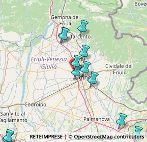 Mappa Via Raimondi D'Aronco, 33037 Pasian di Prato UD, Italia (20.87929)