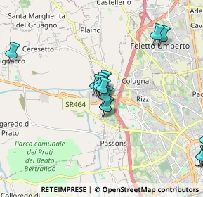 Mappa Via Raimondi D'Aronco, 33037 Pasian di Prato UD, Italia (2.673)