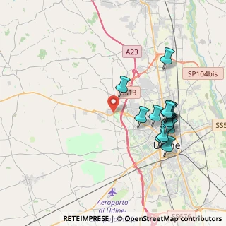 Mappa Centro Commerciale Città Fiera, 33030 Torreano UD, Italia (3.87357)