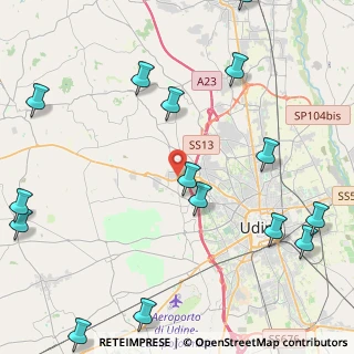 Mappa Centro Commerciale Città Fiera, 33030 Torreano UD, Italia (6.14563)