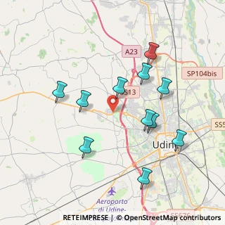 Mappa Centro Commerciale Città Fiera, 33030 Torreano UD, Italia (3.72)