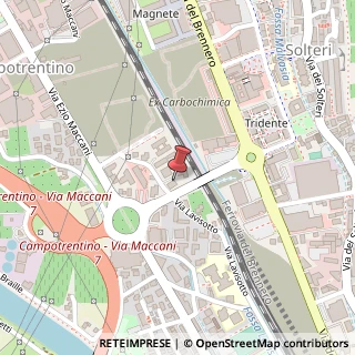 Mappa Via Lavisotto, 10, 38121 Trento, Trento (Trentino-Alto Adige)