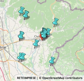 Mappa Via dei Miani, 33043 Cividale del Friuli UD, Italia (5.77471)