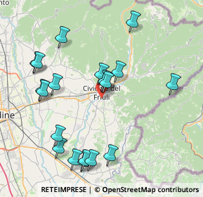 Mappa Via dei Miani, 33043 Cividale del Friuli UD, Italia (8.232)