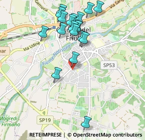 Mappa Via dei Miani, 33043 Cividale del Friuli UD, Italia (1.00895)