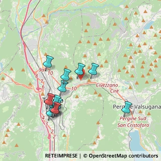 Mappa Via Per Villamontagna, 38121 Trento TN, Italia (3.80692)