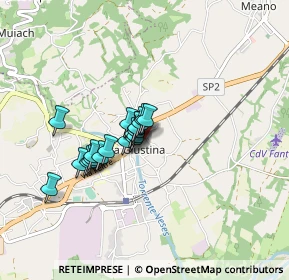 Mappa Via Cal del Vento, 32035 Santa Giustina BL, Italia (0.545)